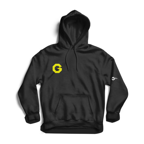 Graffiti - Hoodie - Neon Yellow/Black